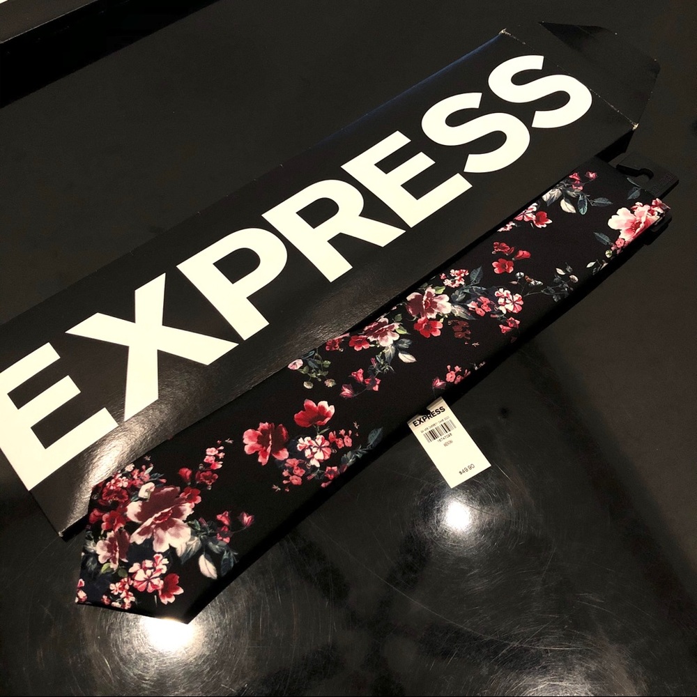 Men’s Floral Tie - Express Men